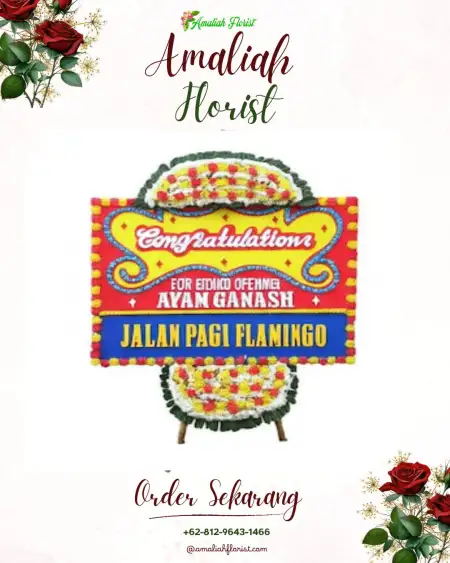 Sewa Papan Bunga Jeding